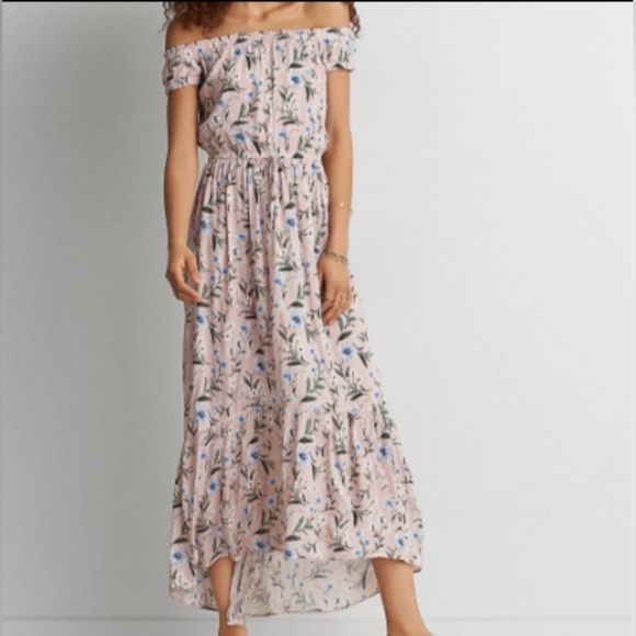 AMERICAN EAGLE OUTFITTERS Floral Dress Size Large - Picture 2 of 8